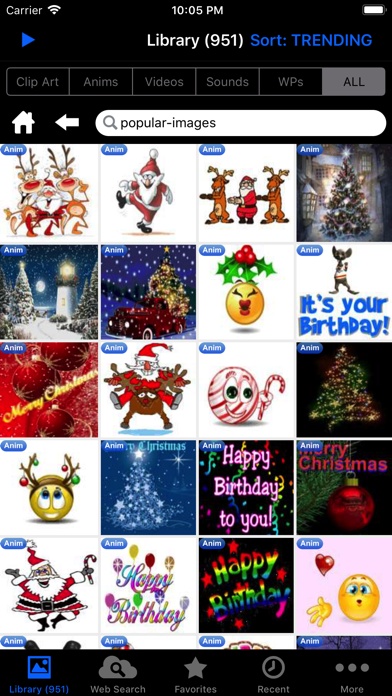 Holiday Greetings - 3D Animations, Emoji, Emoticons, Sounds & Videos for Special Occasions Screenshot 2