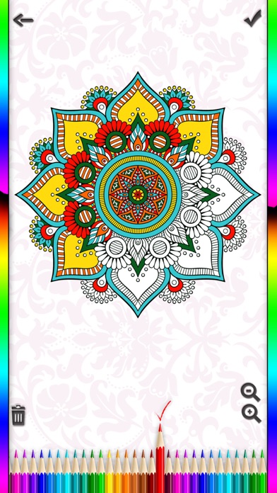Mandala Color By Number Paint screenshot 3
