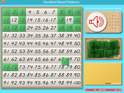 100 Board Counting Patterns - náhled