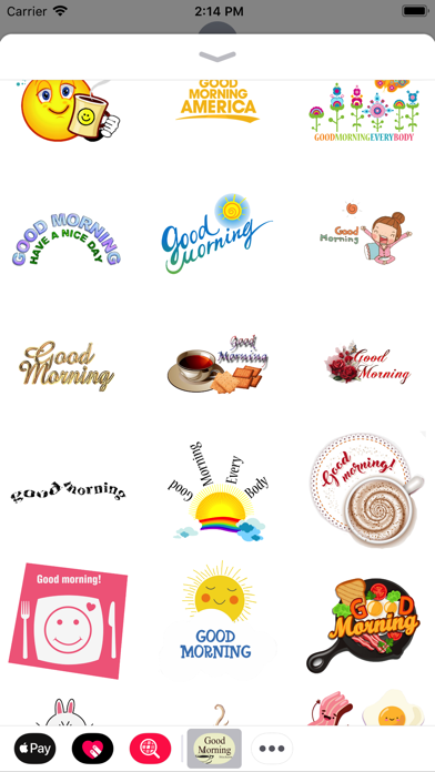 Good Morning Stickers 2018 screenshot 3