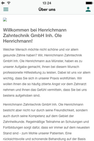 Henrichmann Zahntechnik screenshot 2