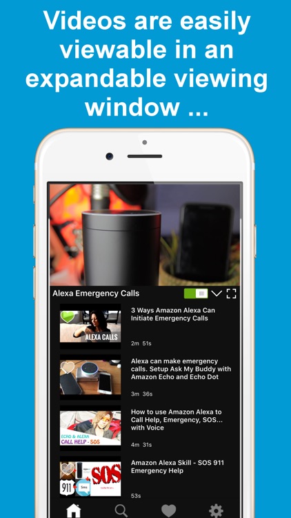 Videos for Amazon Alexa App