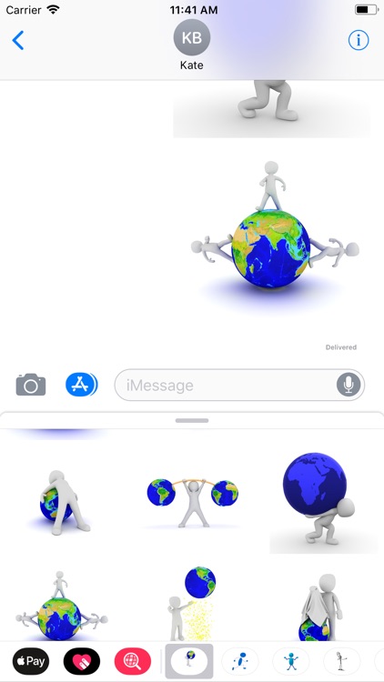 Earth and Human Sticker Pack screenshot-7