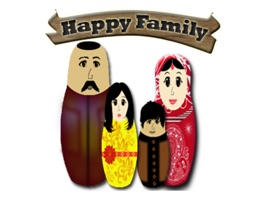 Toy Family stickers by Sonam