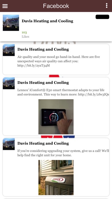 Davis Heating & Cooling screenshot 2