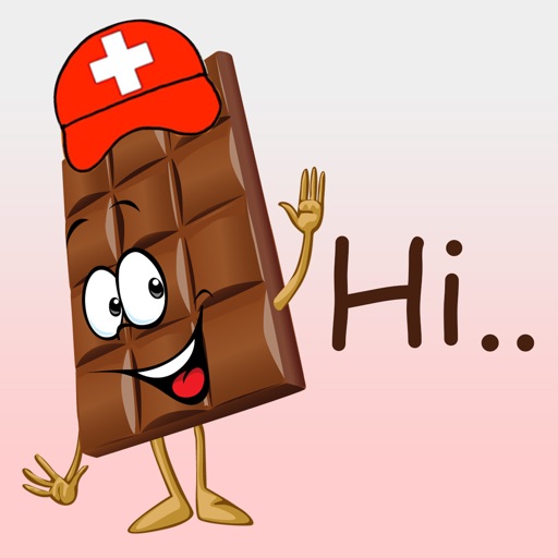 Swiss Chocolate Stickers for iMesaage iOS App