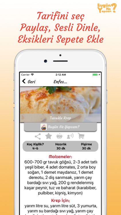 Bugün Ne Yapsam? Yemek Tarifi screenshot-3