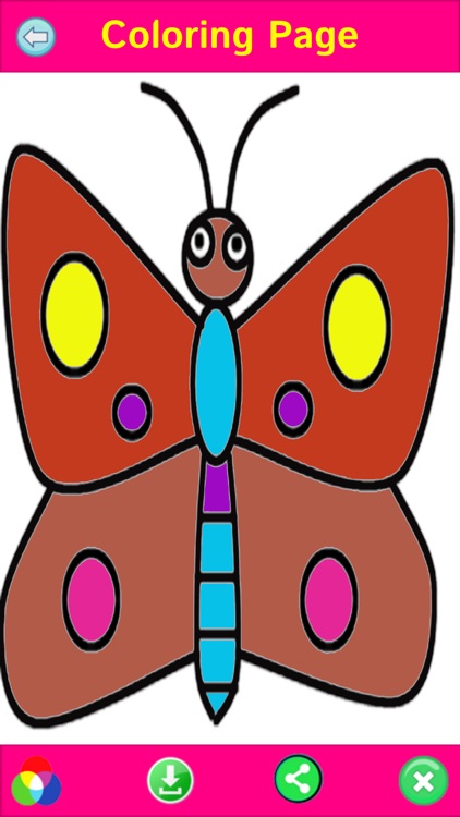 Butterfly Coloring Book Pages By El Kamla Trirach