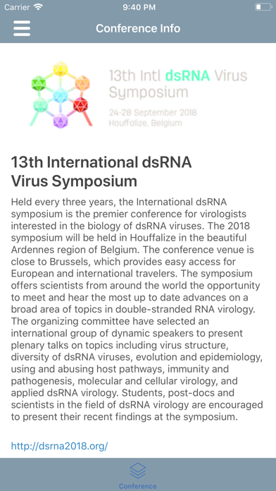 dsRNA Virus Symposium 2018 screenshot 2