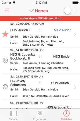 MTV Aurich Handball screenshot 2