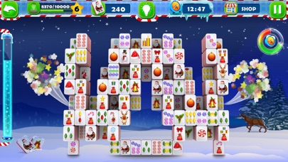 3D Santa Mahjong Solitaire screenshot 4