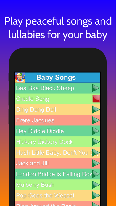 How to cancel & delete Baby Songs and Lullabies from iphone & ipad 1