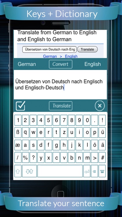 German Eng Dictionary + Keys