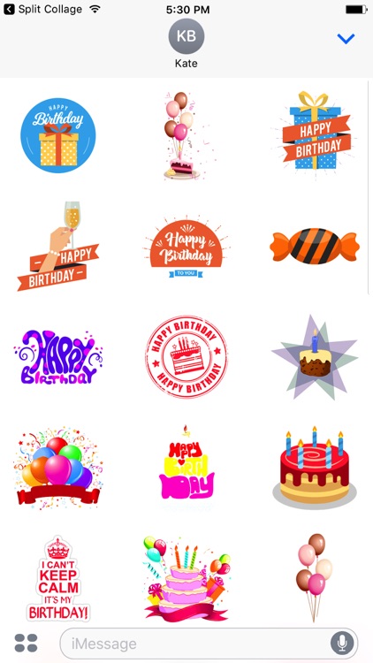 Happy Birthday Sticker