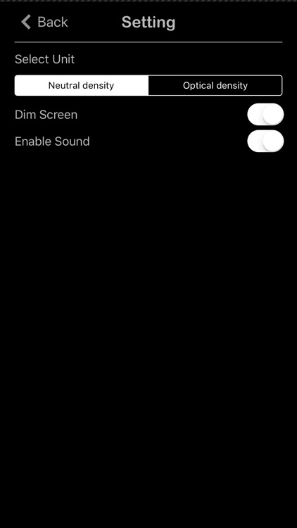 Neutral Density Calculator