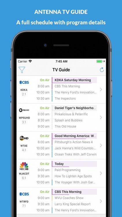 NoCable: OTA Antenna, TV Guide screenshot-3
