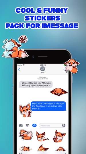 Scoot The Fox Emoji Stickers(圖2)-速報App