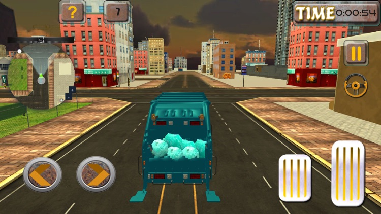 Garbage Truck Drive Clean City screenshot-3