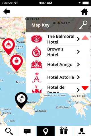 Rocco Forte Hotels for iPhone screenshot 3