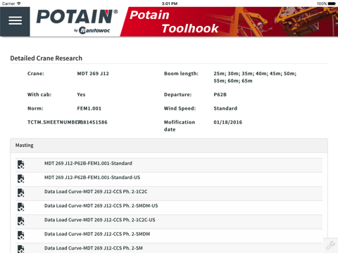 Potain Toolhook screenshot 4