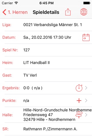 TV Verl Handball screenshot 3