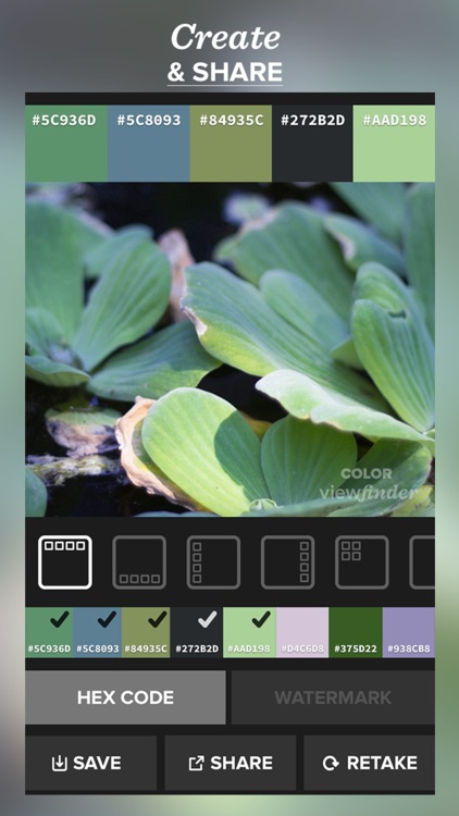 Color Viewfinder - The real time palette generator