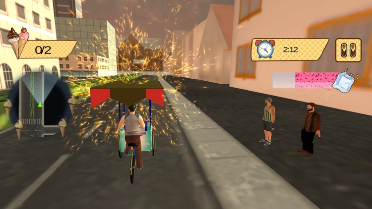 Beach Ice Cream Bicycle Cart screenshot-3