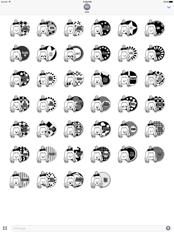 Girl of the monotone