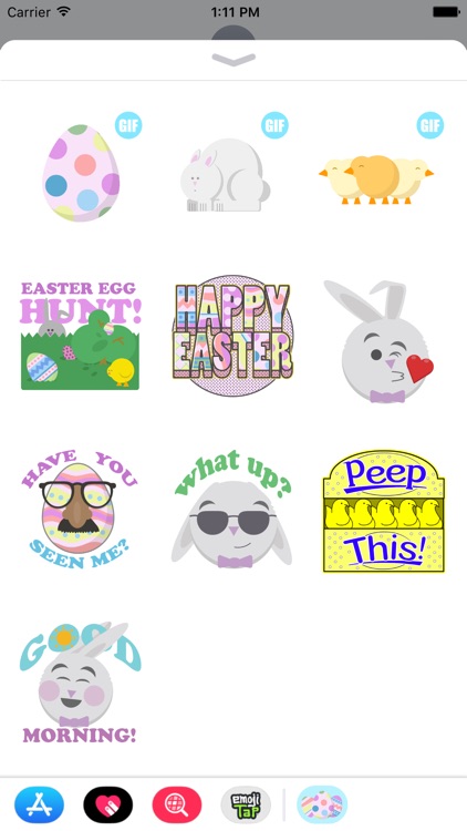Eggstravaganza Easter Stickers