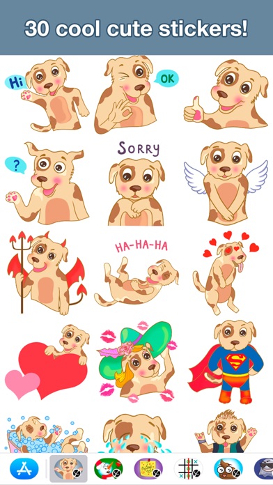 Dog - Cute stickers screenshot 2