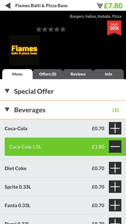 Flames Balti & Pizza Base