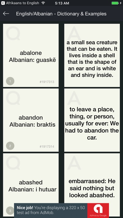 Albanian to English Dictionary