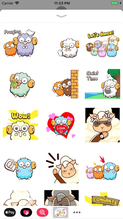 Lamb Llama Cute Animated Emoji