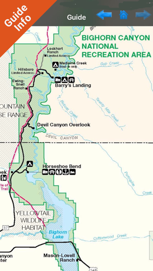 Bighorn Canyon National Recreation Area GPS Map(圖4)-速報App