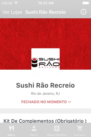 Sushi Rão Delivery screenshot 2