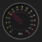 Displays your current speed on Analog/Digital Speedometer, keeps track of your top speed and average speed