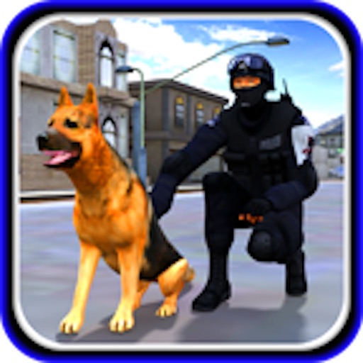 City Cop Dog Chase Runner