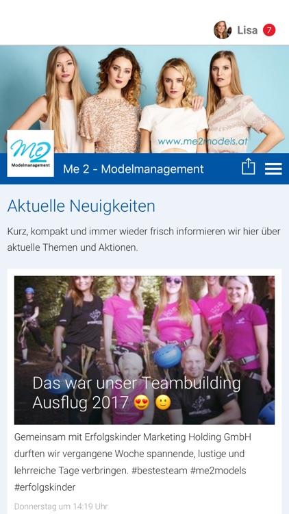 Me 2 - Modelmanagement