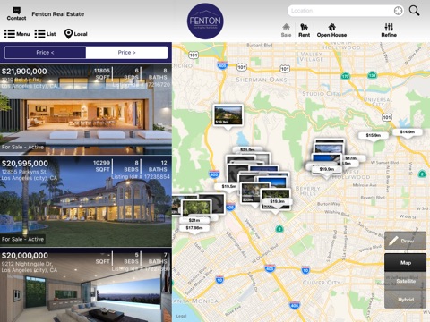 Fenton LA Real Estate for iPad screenshot 2