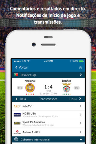 Live Soccer TV: Scores & Stats screenshot 3