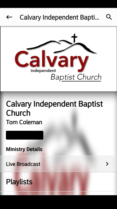 Calvary Ind. Baptist Church screenshot 2