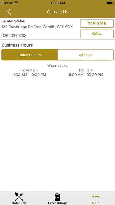 How to cancel & delete Falafel Wales Cardiff from iphone & ipad 4
