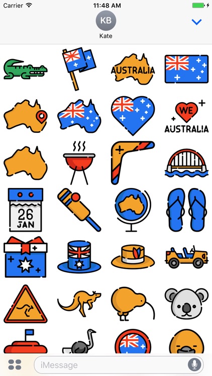 ILoveAustralia Stickers
