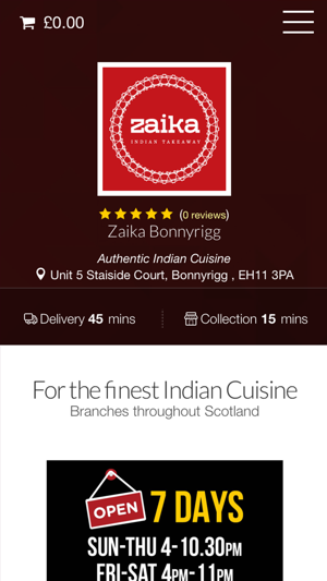 Zaika Indian takeaway(圖3)-速報App