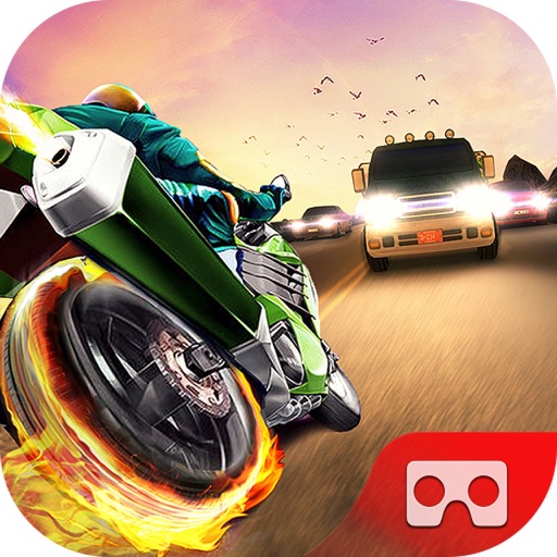 VR Crazy Traffic Bike Racer icon