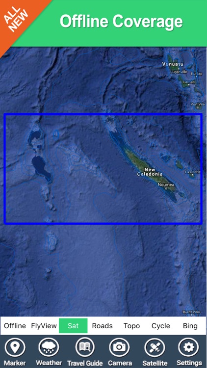 New Caledonia - GPS Map Navigator screenshot-4