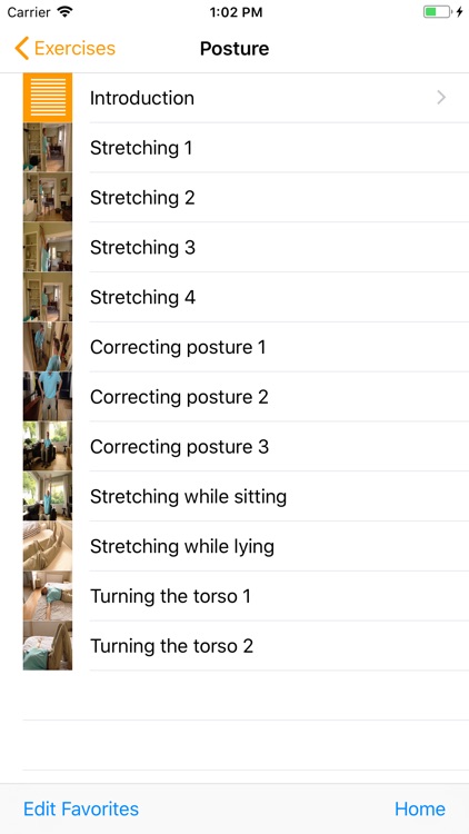Parkinson Home Exercises