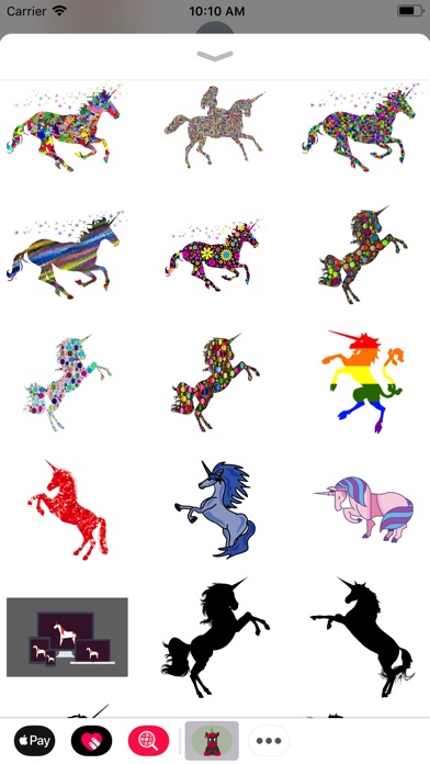 Majestic Unicorn Stickers screenshot 4