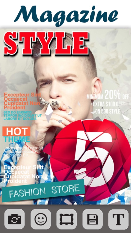 Magazine Frames Editor