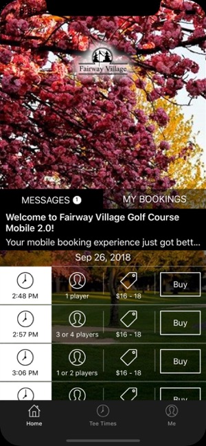 Fairway Village Tee Times